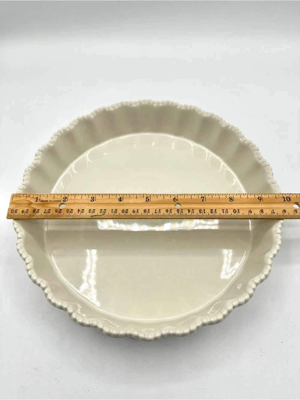 Hearth & Hand Magnolia Fluted Quiche Dish 10”